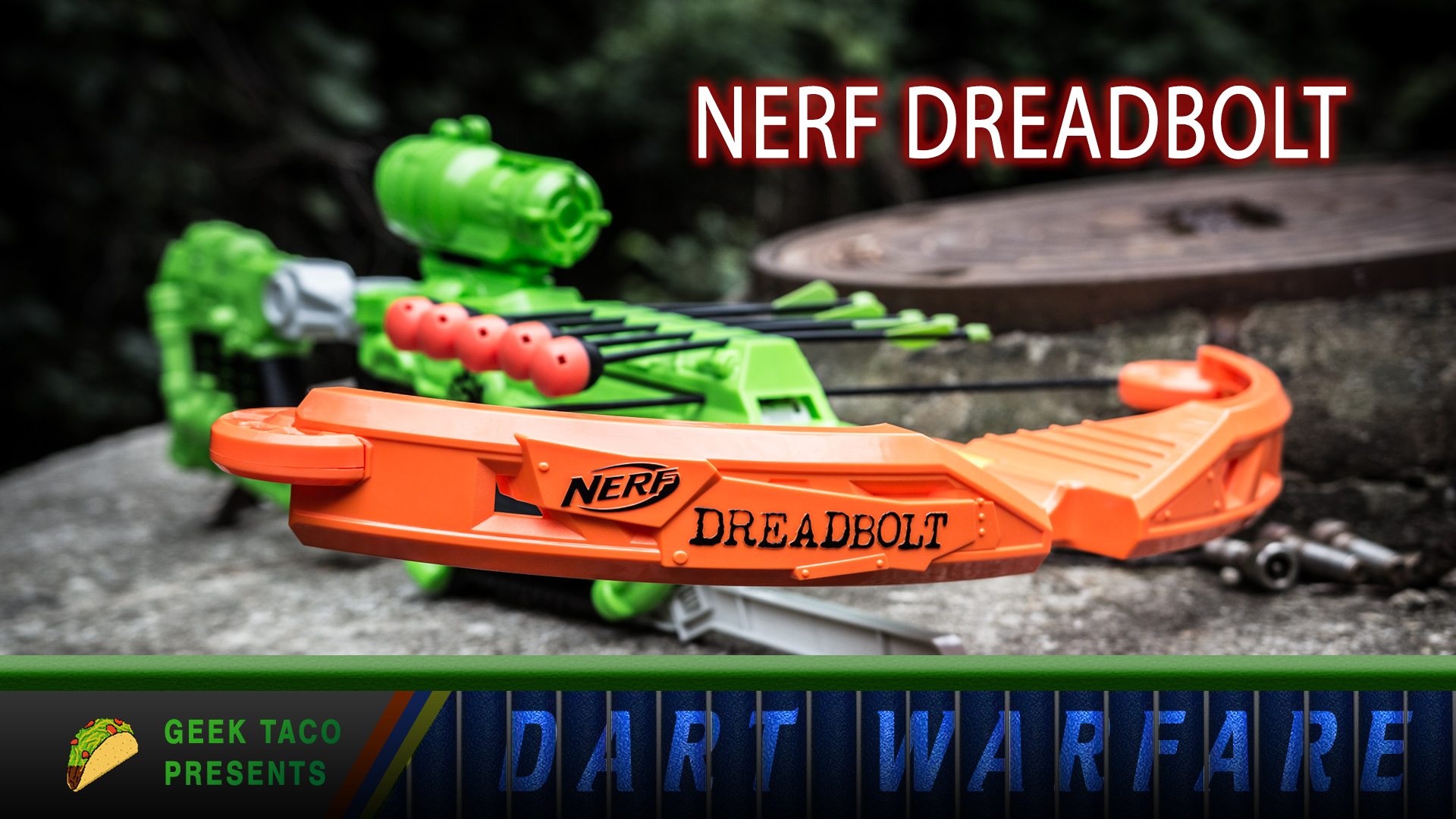 Brand New NERF Zombie Strike DREADBOLT Dart BLASTER Dread Bolt 